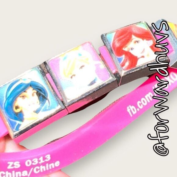 Bundle 3 for $15 Disney Youth Size Princess and Inside Out Character Bracelets S - Picture 7 of 8